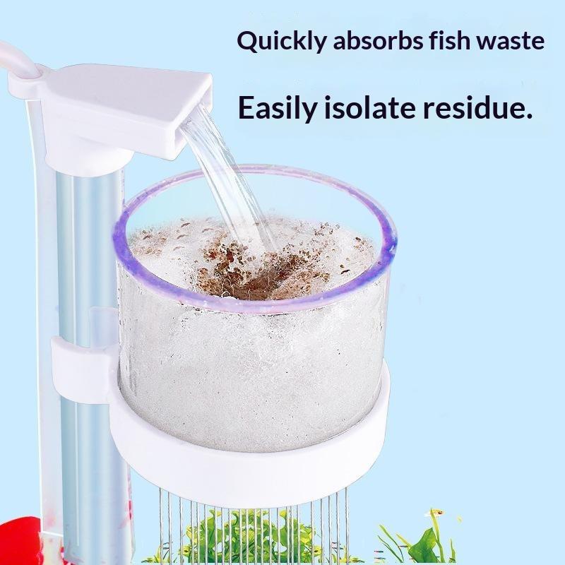 Cleaner Fish Aquarium - 산소 공급 및 보호 가드가 있는