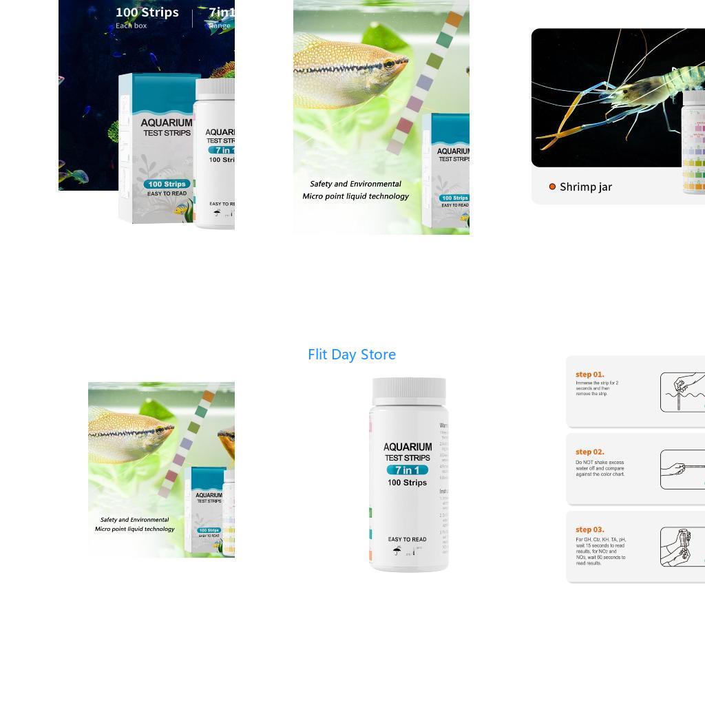 Aquarium Fish Saltwater - 초보자 수족관 테스트 스트립을 위한 F92C