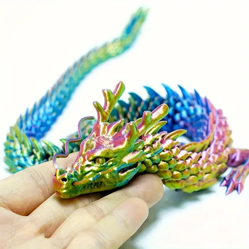 3D 프린팅된 연결된 용 장식품, 움직이는 만화 캐릭터 - Aquarium Fish Gallery 리뷰 및 가격