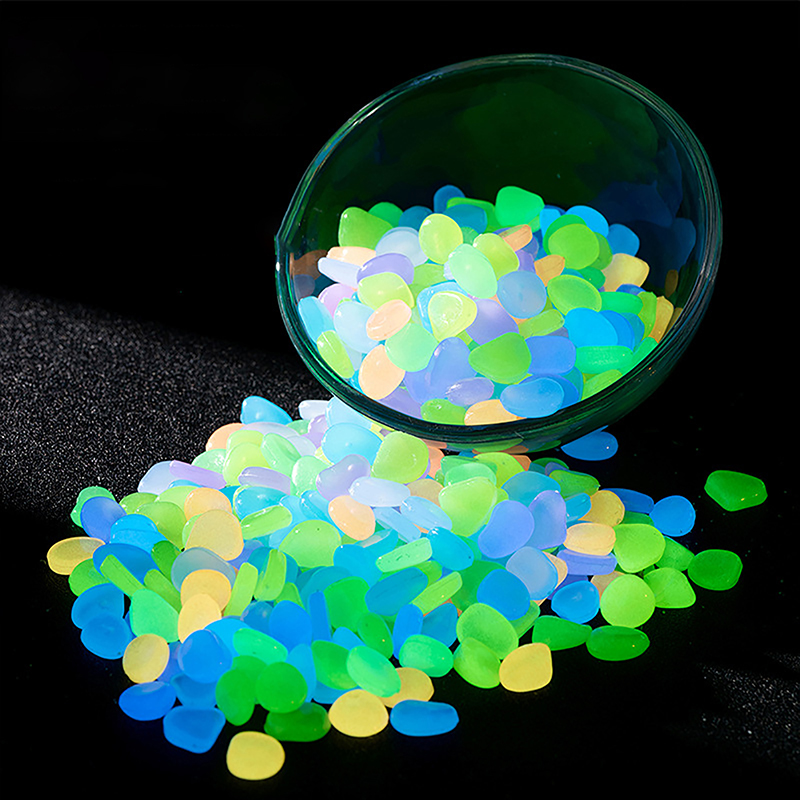 100pcs 정원 장식 빛나는 돌 어둠 속에서 빛나는  - Aquarium Fish That Glow In The Dark 리뷰 및 가격