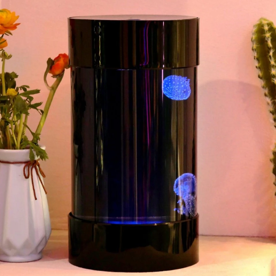 아마존 베스트셀러 해파리 탱크 홈 실린더 아트 해파리  - Aquarium Fish In Amazon 리뷰 및 가격