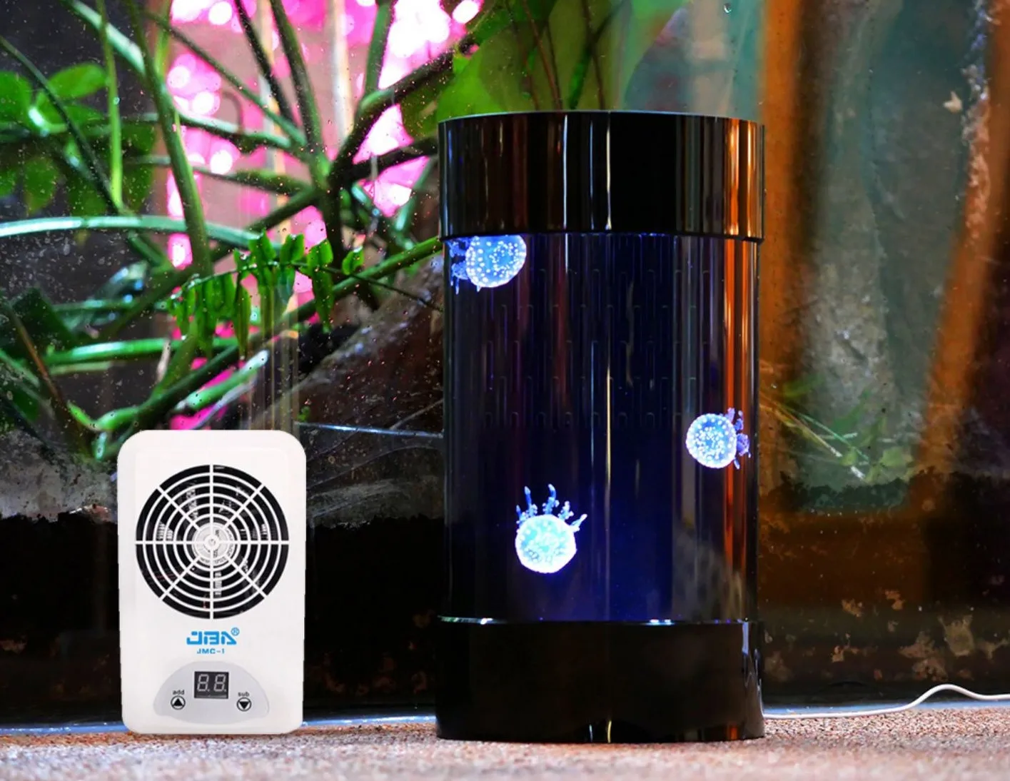 아마존 베스트셀러 해파리 탱크 홈 실린더 아트 해파리  - Aquarium Fish In Amazon 리뷰 및 가격
