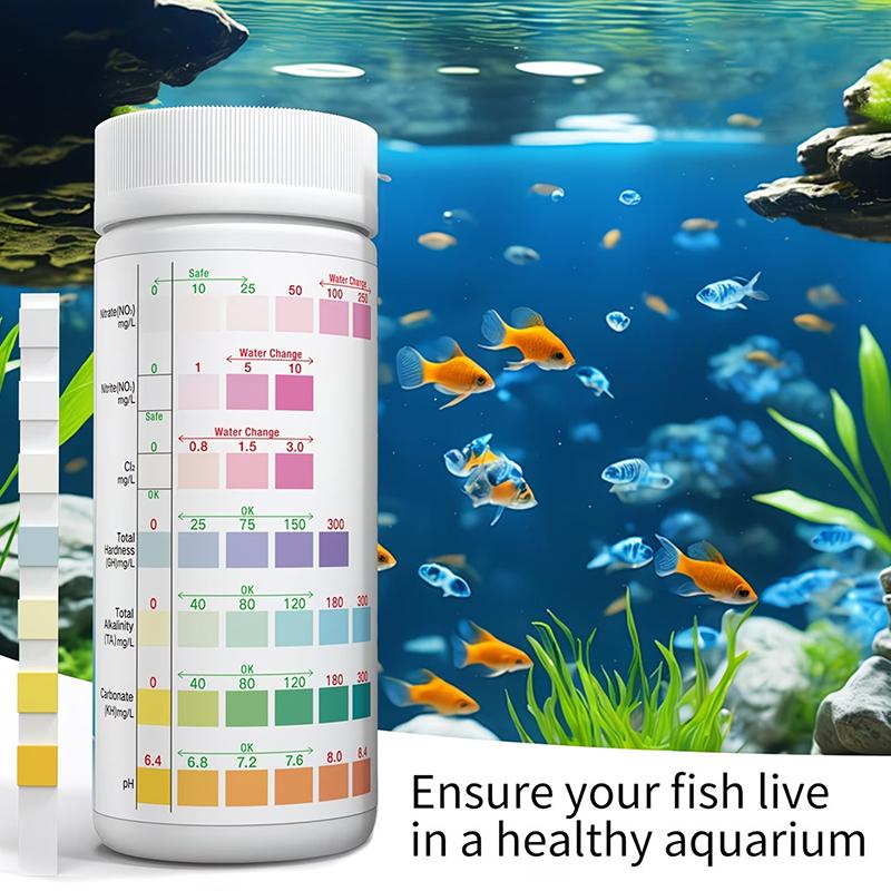 수족관 수질 테스트 스트립 8 in 1 광범위 테스트  - Aquarium Fish Saltwater 리뷰 및 가격