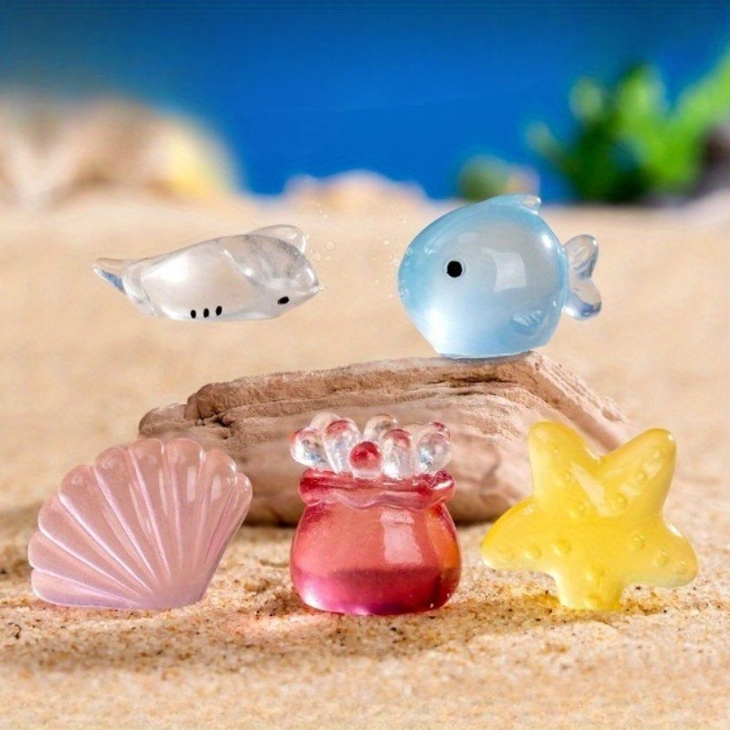 어둠 속에서 빛나는 바다 동물 미니어처, 수족관 어항  - Aquarium Fish That Glow In The Dark 리뷰 및 가격