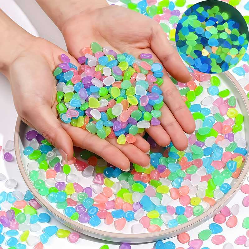 200개 야광 정원 자갈, 보도, 정원 테라스, 잔디밭 - Aquarium Fish That Glow In The Dark 리뷰 및 가격