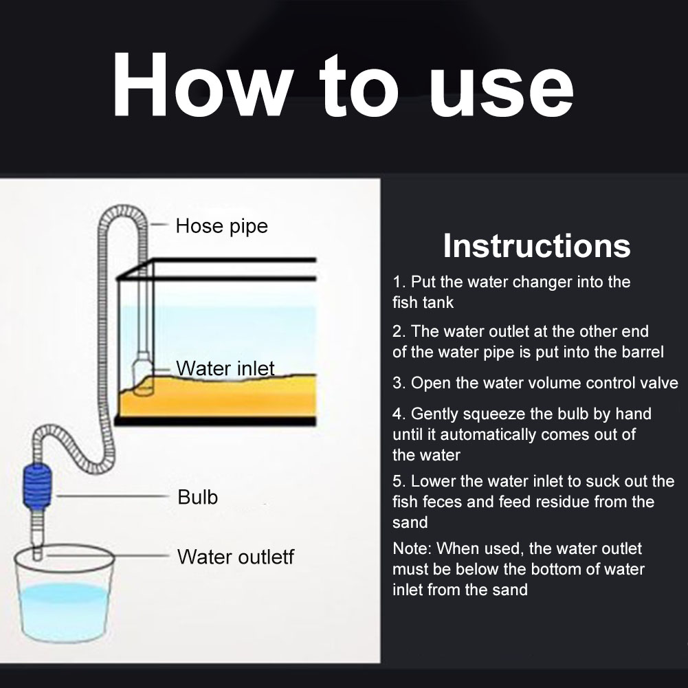 수족관 사이펀 어항 사이펀 진공 자갈 워터 필터 클리너 - Cleaner Fish Aquarium 리뷰 및 가격