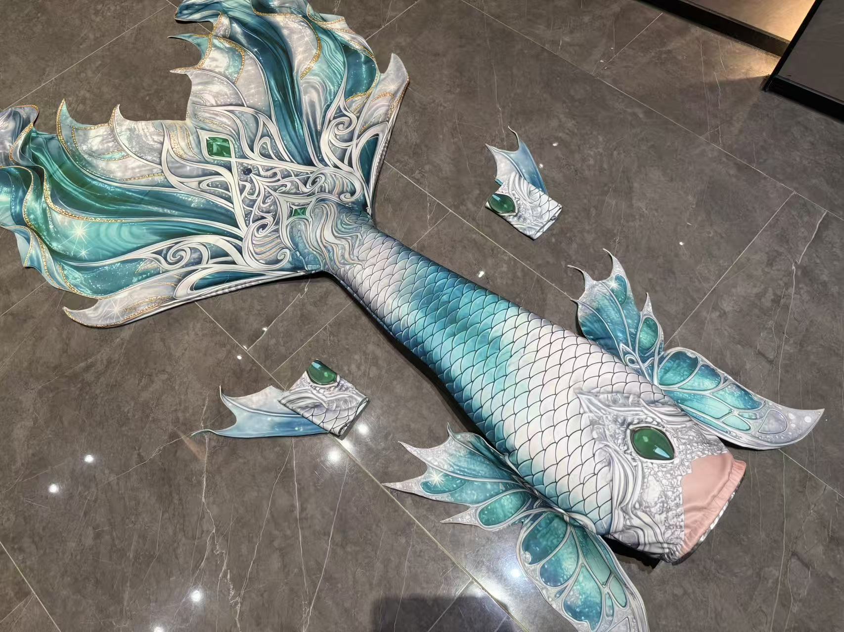 국산 스타일 모란꽃 컬러풀 인어 꼬리 수족관 다이빙 물 - Aquarium Fish Big 리뷰 및 가격