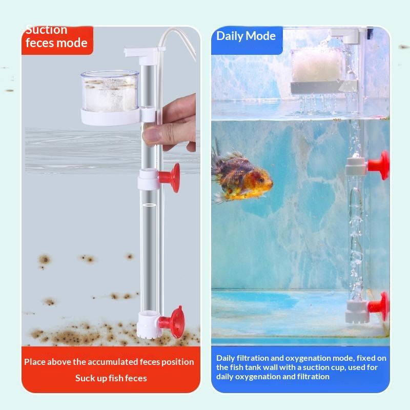 산소 공급 및 보호 가드가 있는 1세트 텔레스코픽 수족 - Cleaner Fish Aquarium 리뷰 및 가격