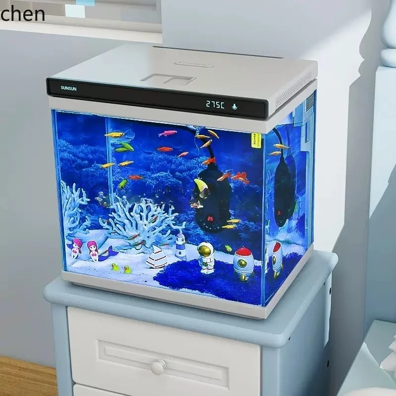 b7- 초백유리 소형 어항은 물갈이 없이 산소 공급이  - Aquarium Fish Without Oxygen 리뷰 및 가격