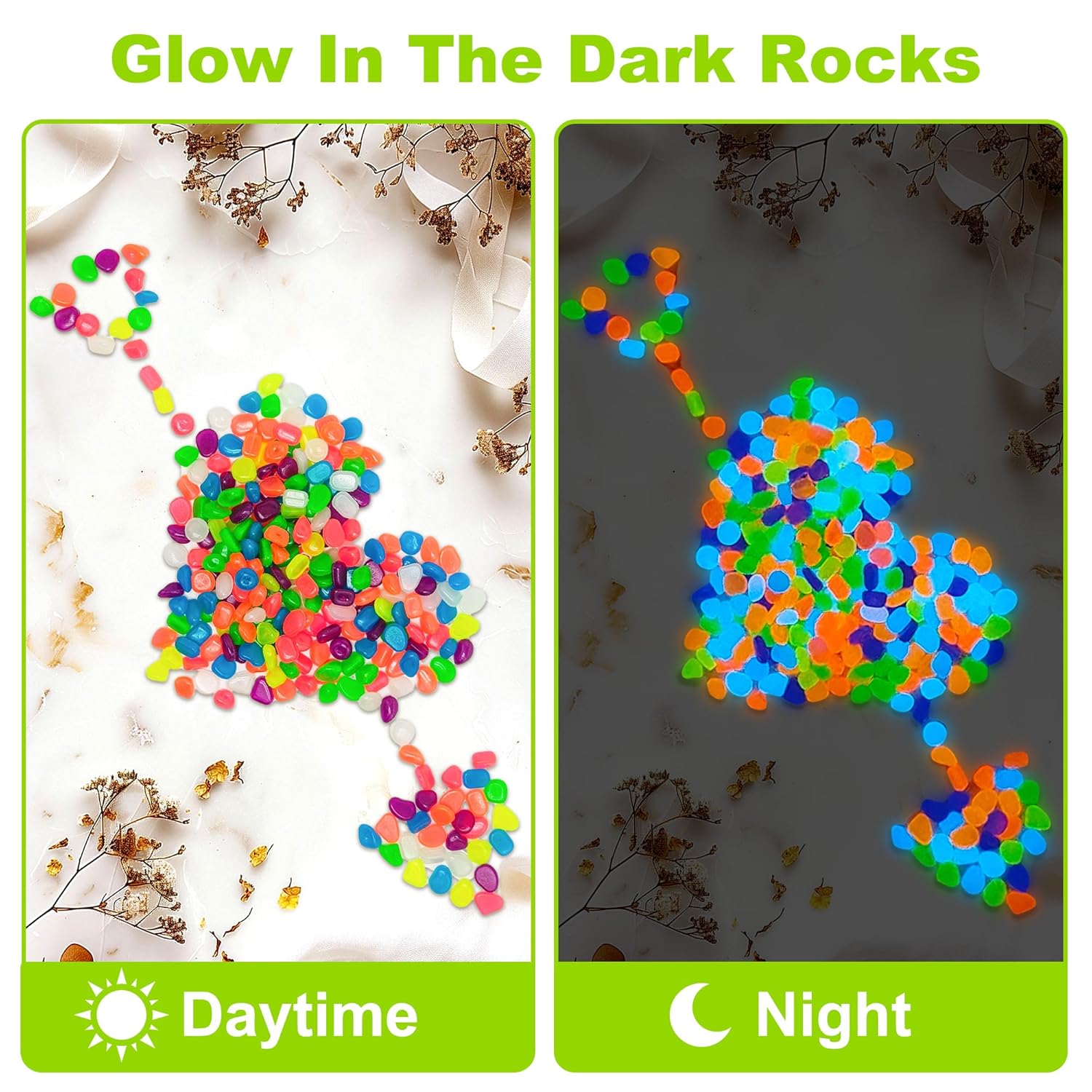 100/200Pcs 어둠 속에서 빛나는 빛나는 모래 자 - Aquarium Fish That Glow In The Dark 리뷰 및 가격