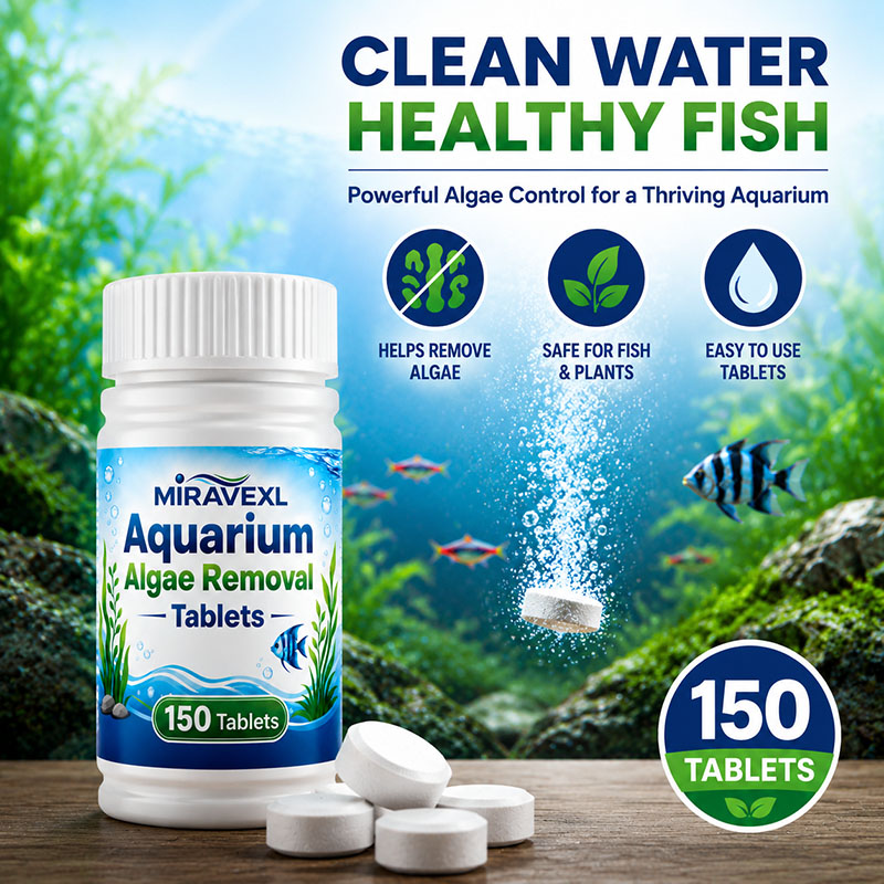 미라베엑스엘 150 수족관 조류 제거 정제, 안전한 조 - Cleaner Fish Aquarium 리뷰 및 가격
