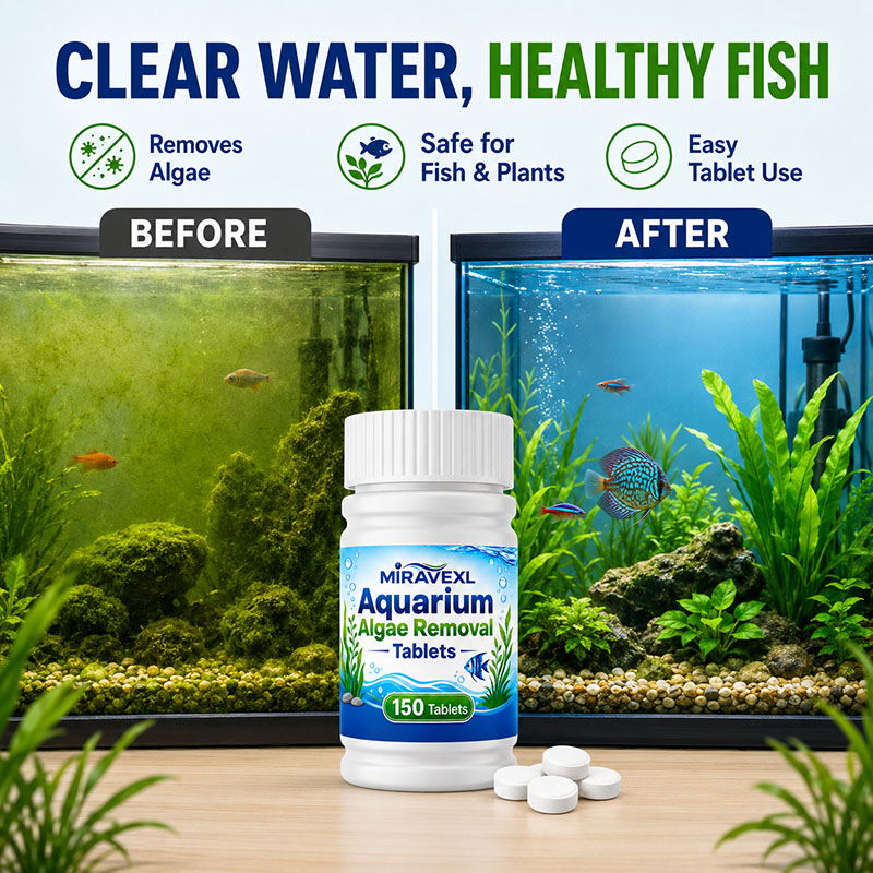 미라베엑스엘 150 수족관 조류 제거 정제, 안전한 조 - Cleaner Fish Aquarium 리뷰 및 가격
