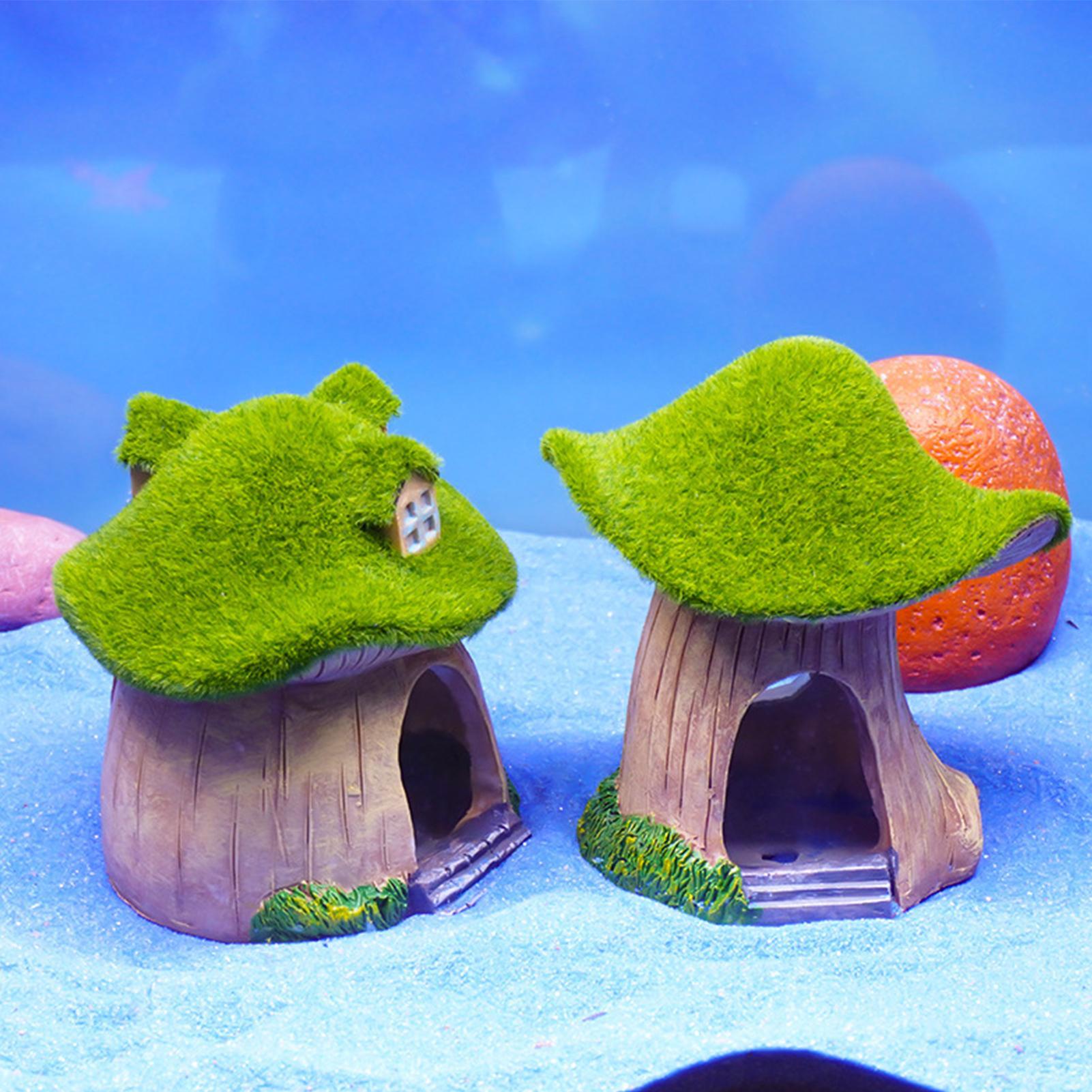 수족관 조각상 수중 조각물 어항 버섯 장식 거실 침실  - Aquarium Fish Restaurant 리뷰 및 가격