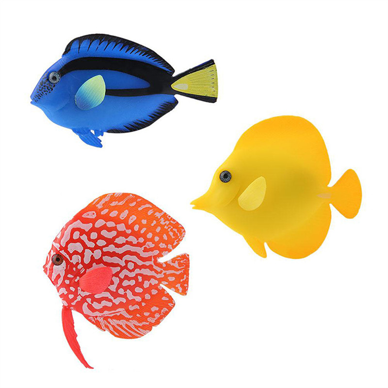 야광 발광 실리콘 물고기 어항 장식물 광대어 수조 해양 - Aquarium Fish That Glow In The Dark 리뷰 및 가격