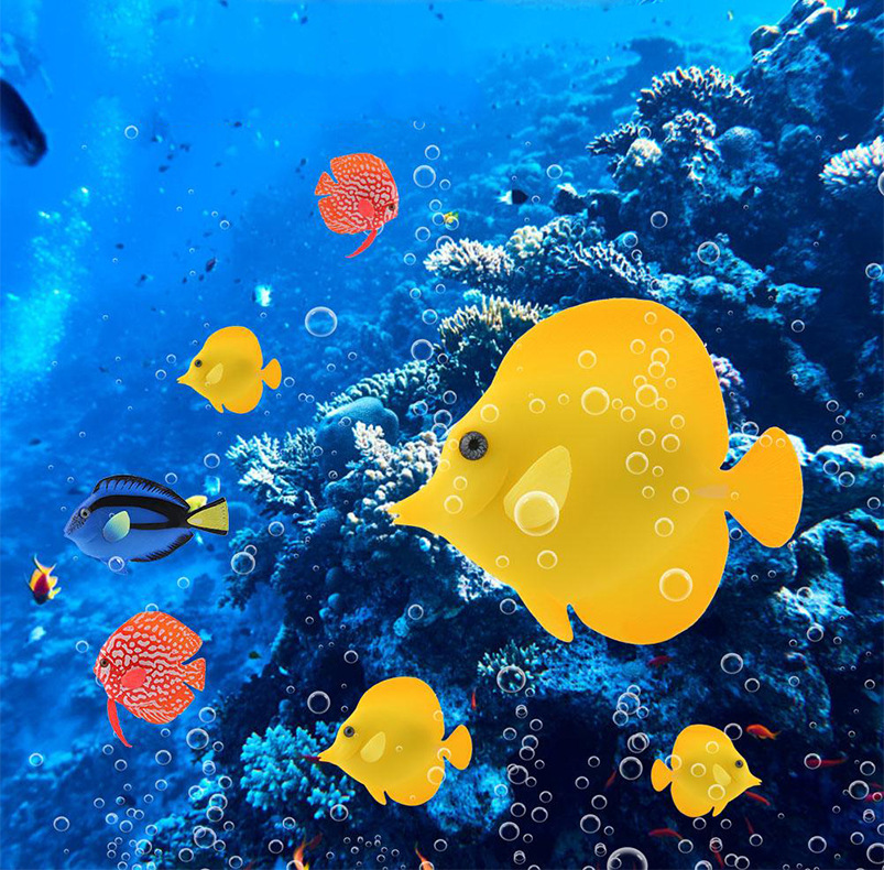 야광 발광 실리콘 물고기 어항 장식물 광대어 수조 해양 - Aquarium Fish That Glow In The Dark 리뷰 및 가격