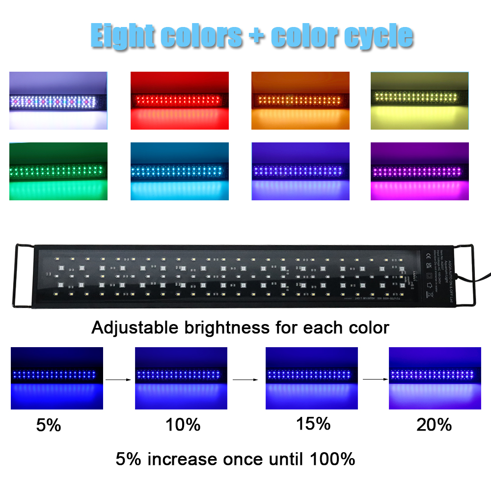 30-60cm 어항용 24시간 풀 스펙트럼 LED 조명 - Aquarium Fish Quarantine 리뷰 및 가격