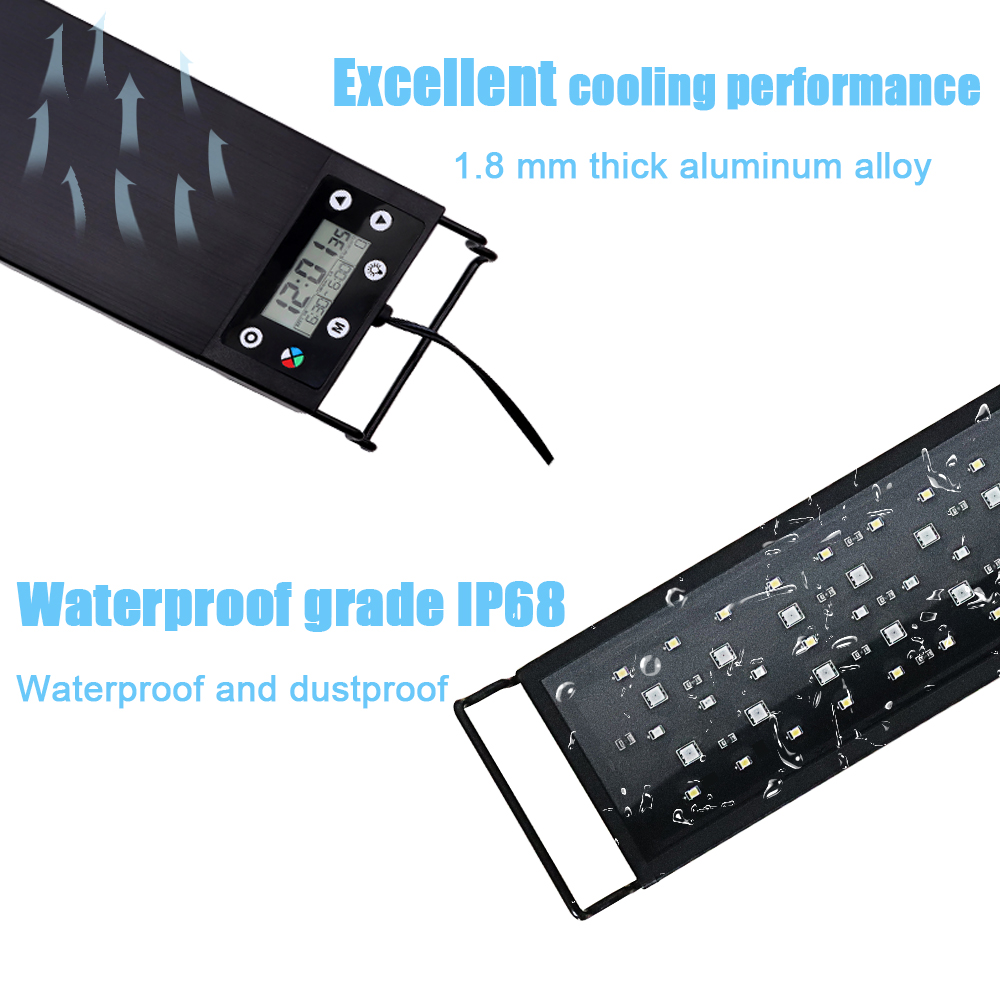 30-60cm 어항용 24시간 풀 스펙트럼 LED 조명 - Aquarium Fish Quarantine 리뷰 및 가격