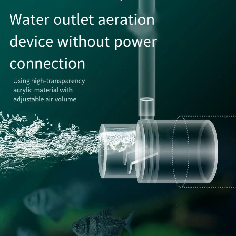 물 배출구의 산소 디퓨저 파이프 필터 수조는 산소를 확 - Aquarium Fish Without Oxygen 리뷰 및 가격