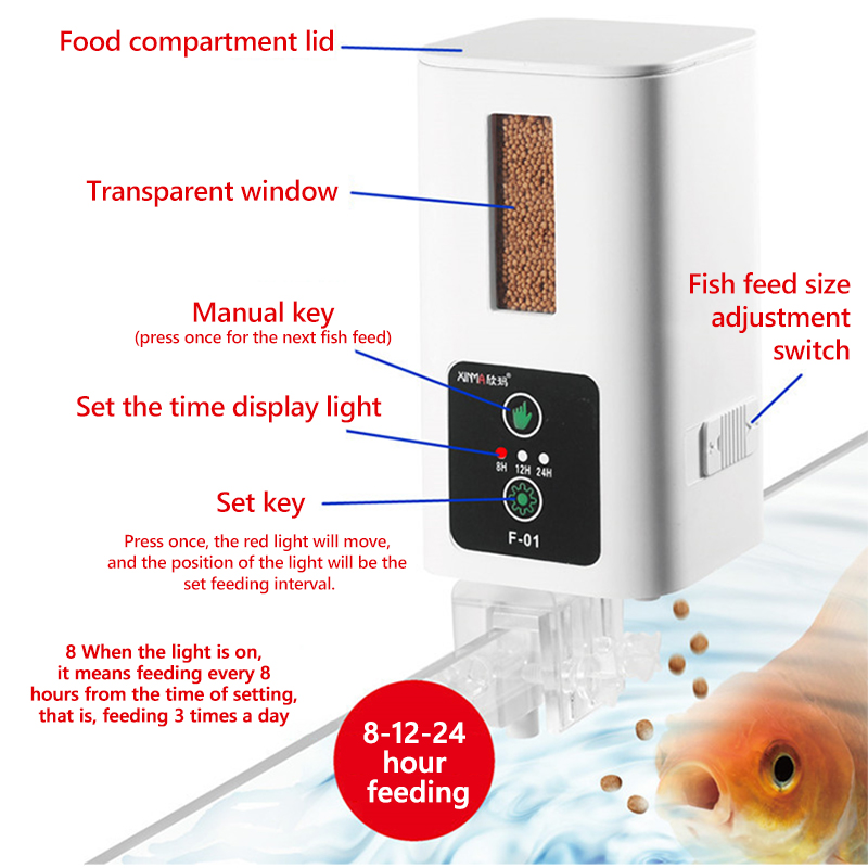 400ml 수족관 Automatische Feeder  - Aquarium Fish Big 리뷰 및 가격